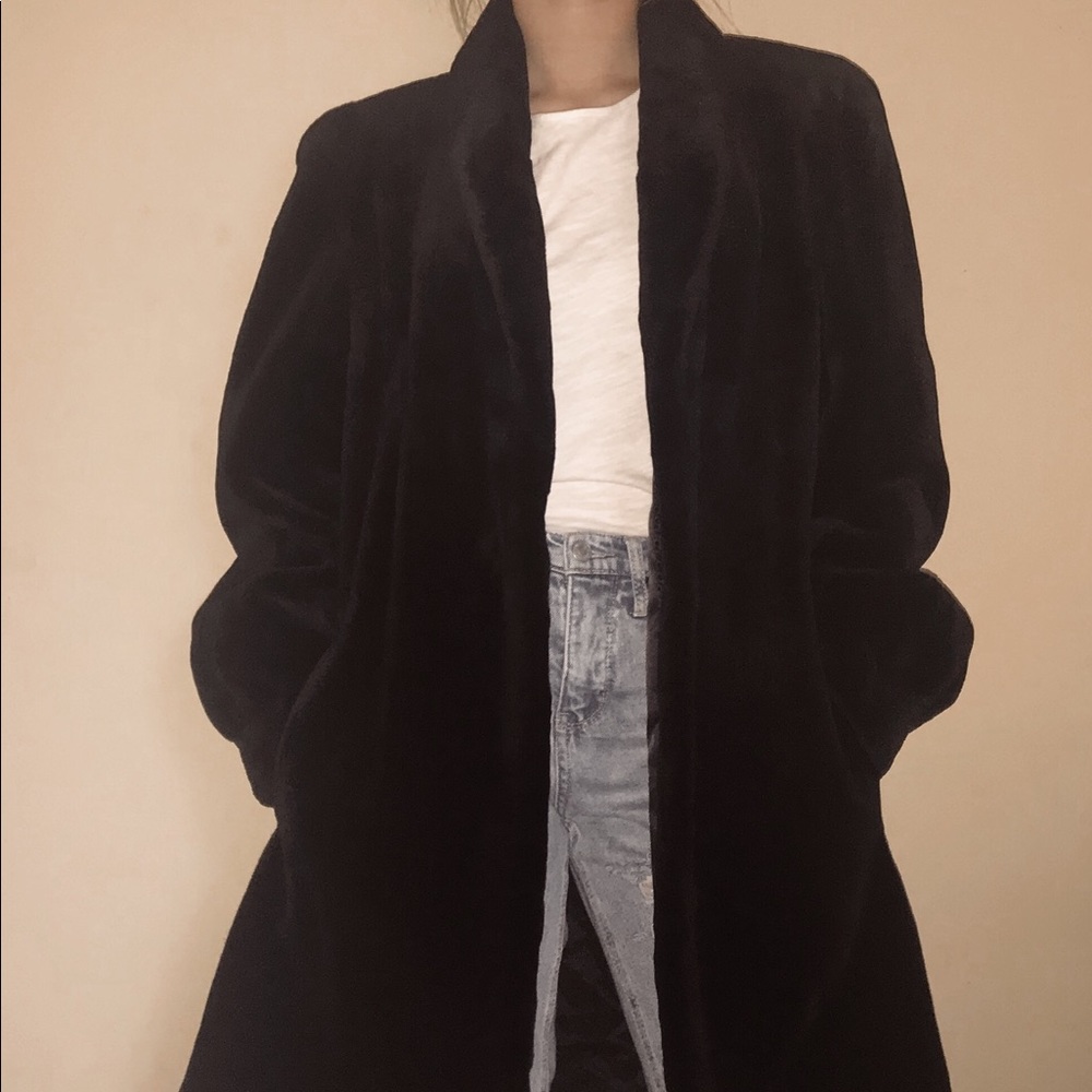 Real mink Henig fur coat